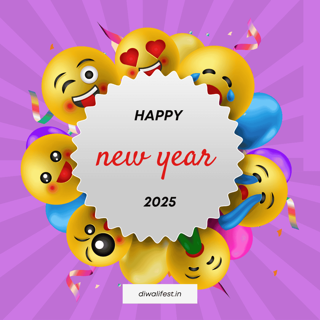 New Year Emojis, Best Emojis for New Year, Happy New Year Celebration, Festive Emojis, Countdown Emojis, Party Emojis, Social Media Emojis, New Year Countdown, Celebration Icons, Emoji List for New Year